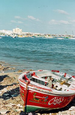 A boat in Alexandria