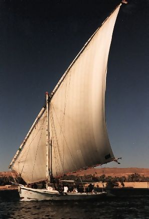 Sailing down the Nile in Aswan