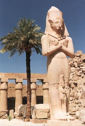 Inside the Temple of Karnak