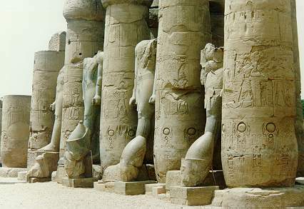 Luxor Statues and Their Heads