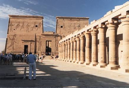 Philae's inner courtyard