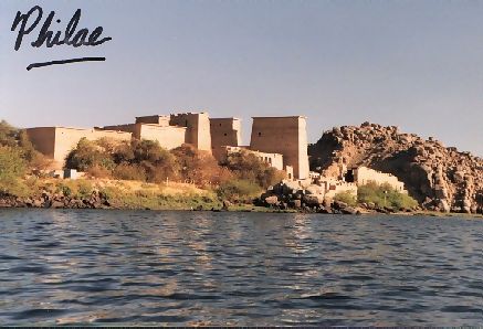 A View of Philae from the water