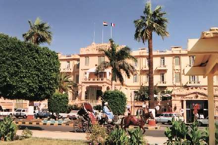 The famous Winter Palace Hotel